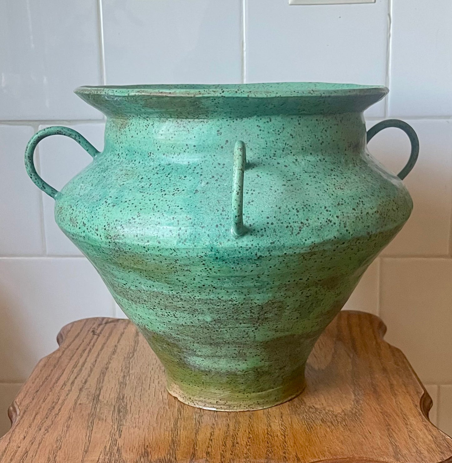 Satin Patina vase