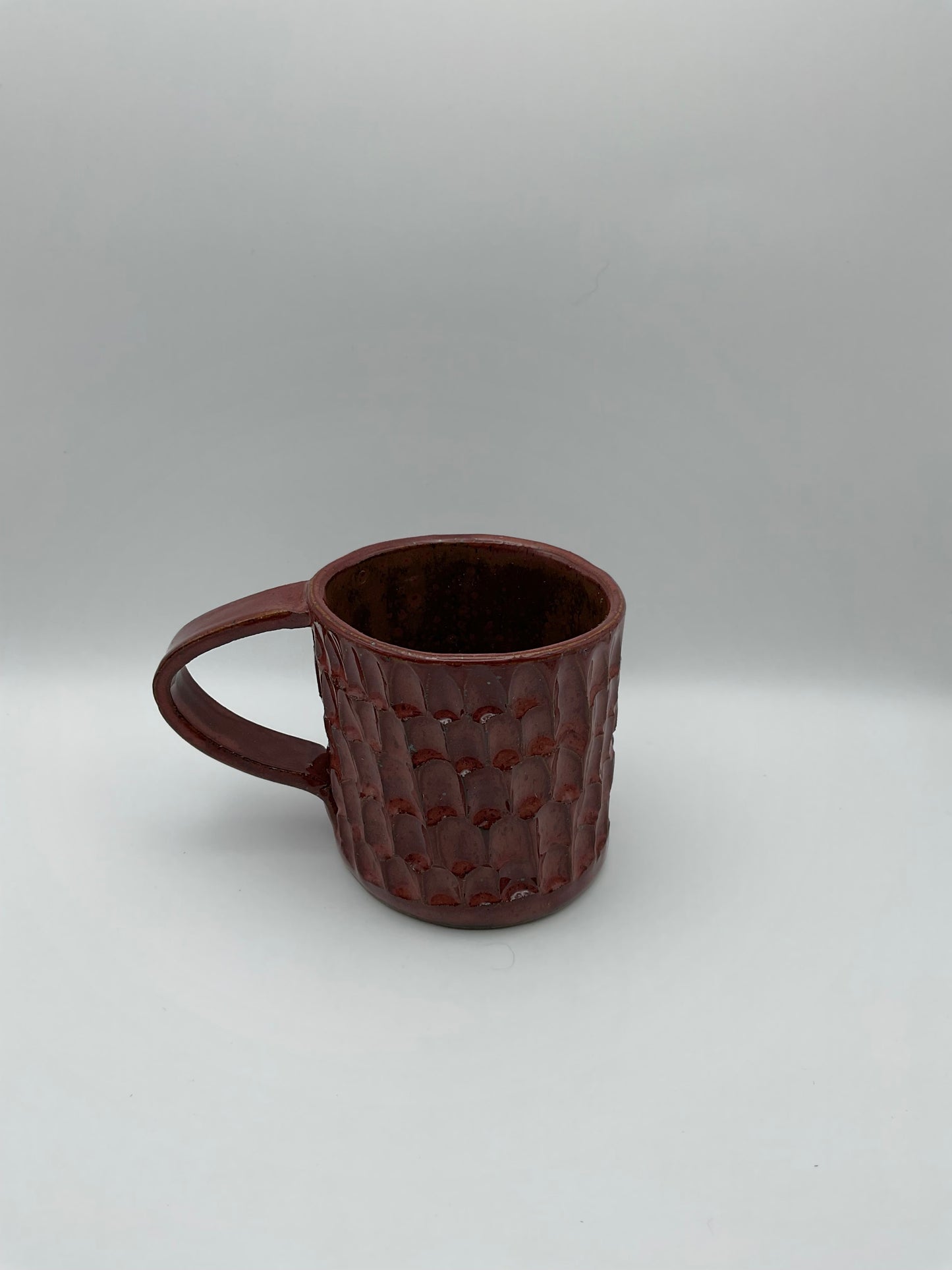 Hand carved Cinnabar Mug