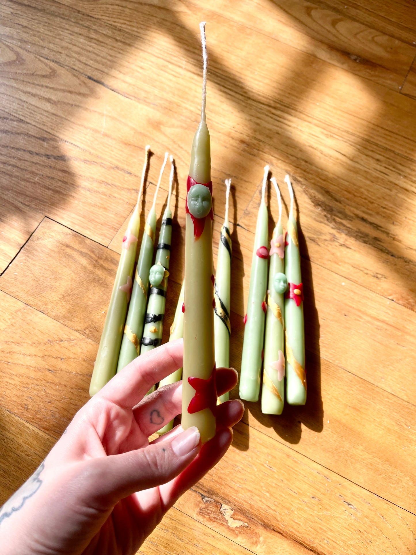 Hand Dipped Beeswax Candles