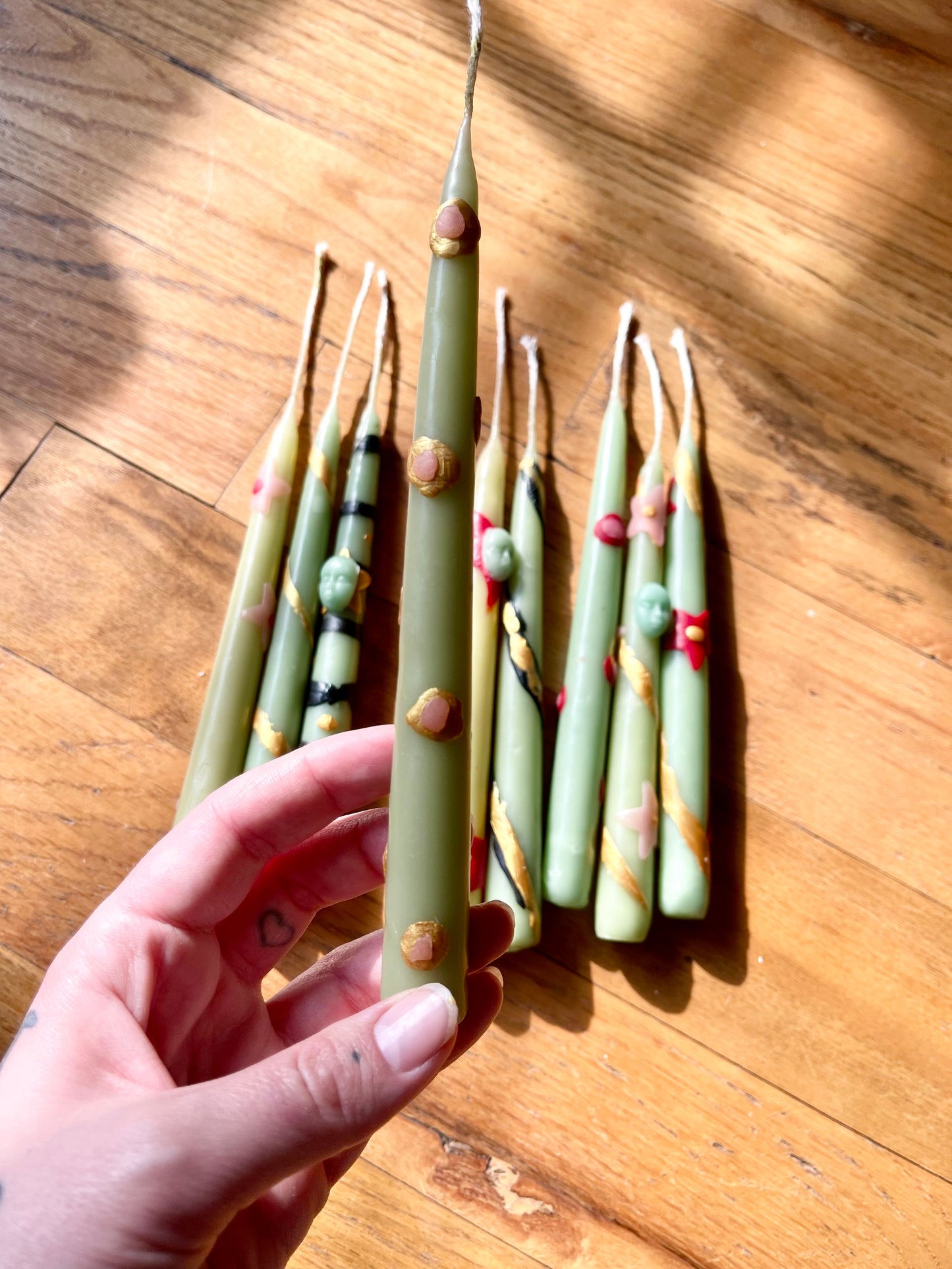 Hand Dipped Beeswax Candles