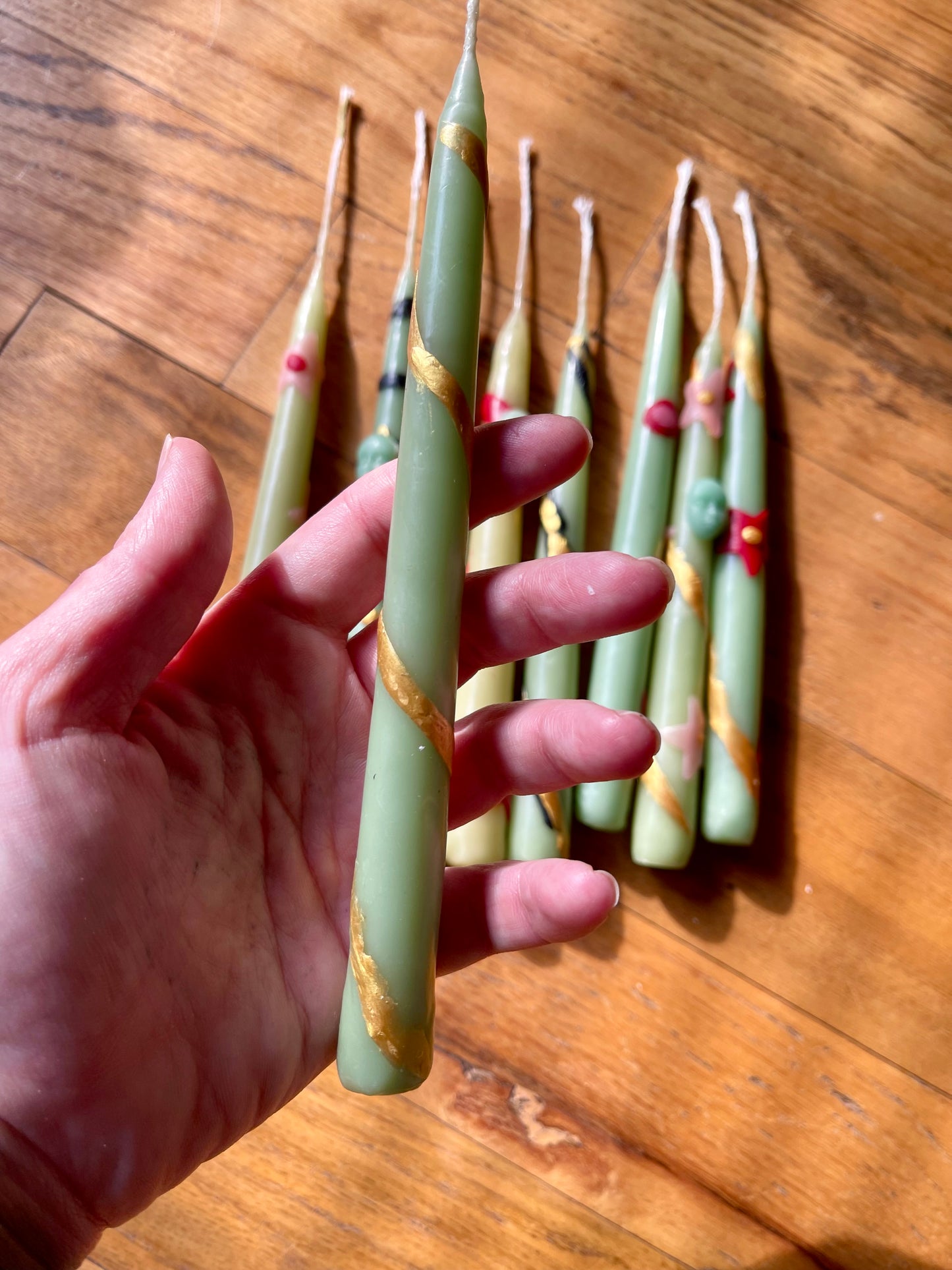 Hand Dipped Beeswax Candles