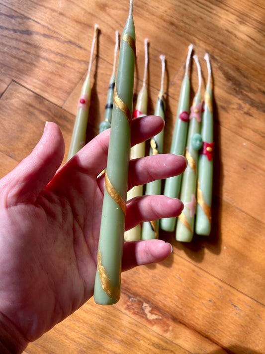 Hand Dipped Beeswax Candles