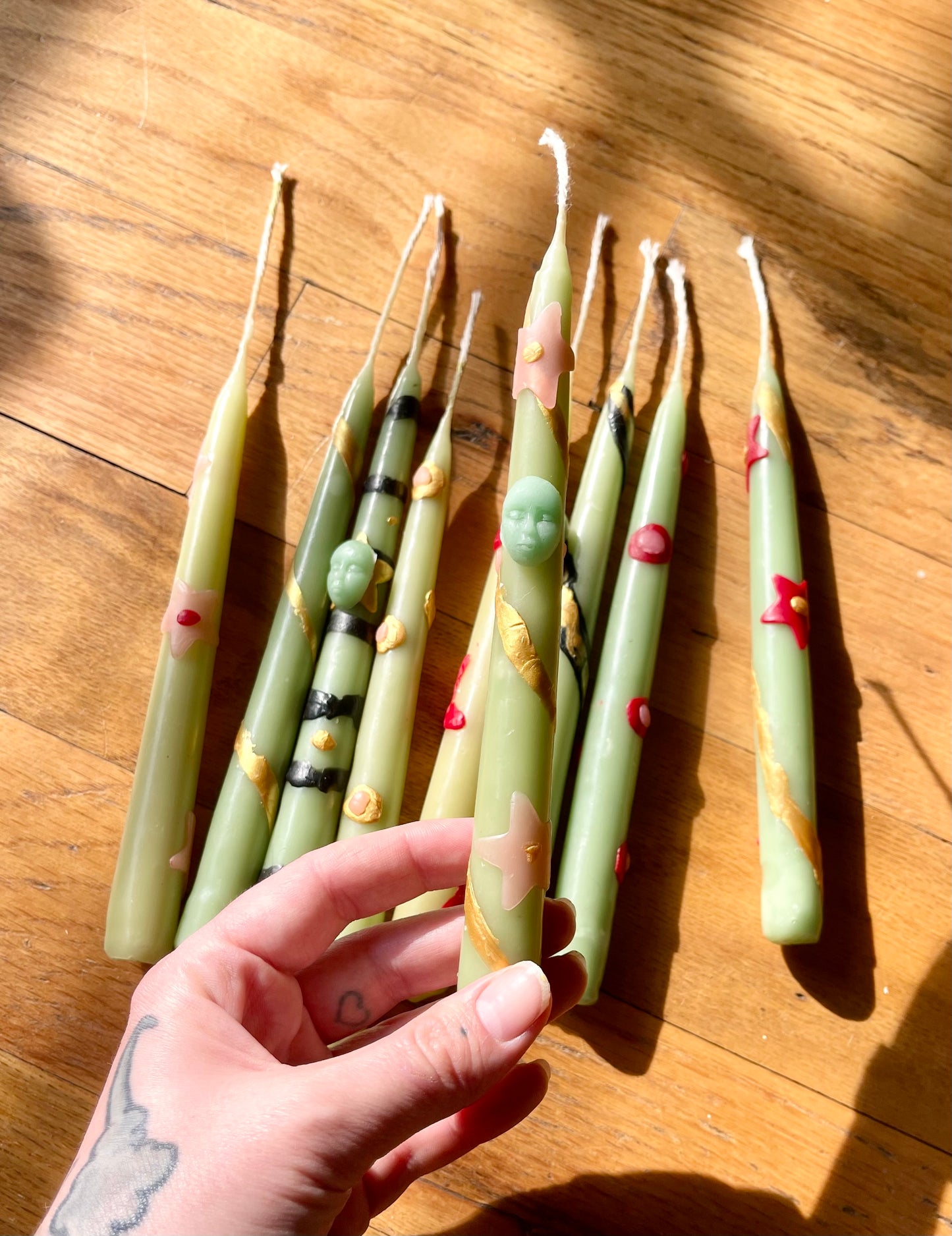 Hand Dipped Beeswax Candles