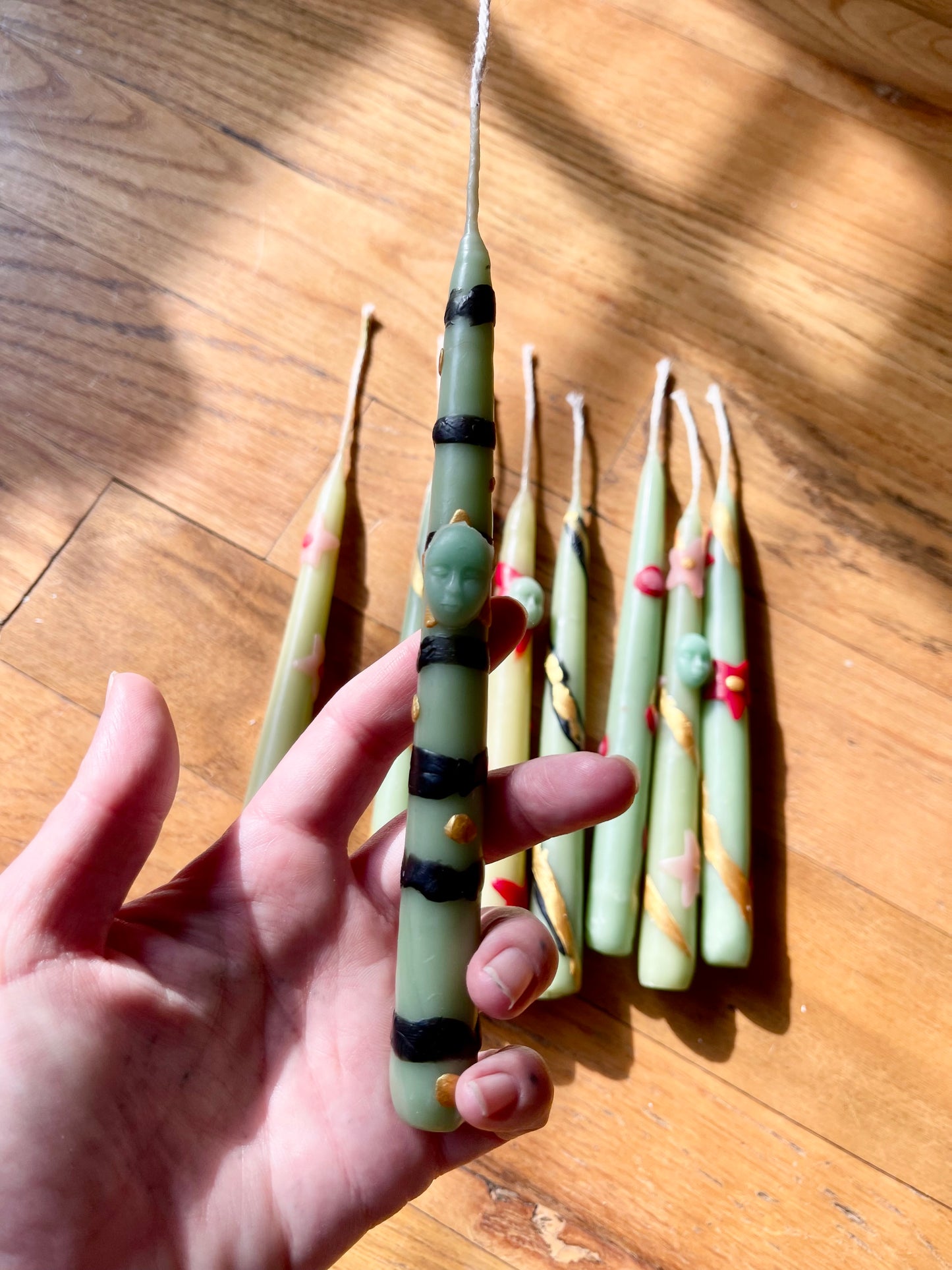 Hand Dipped Beeswax Candles