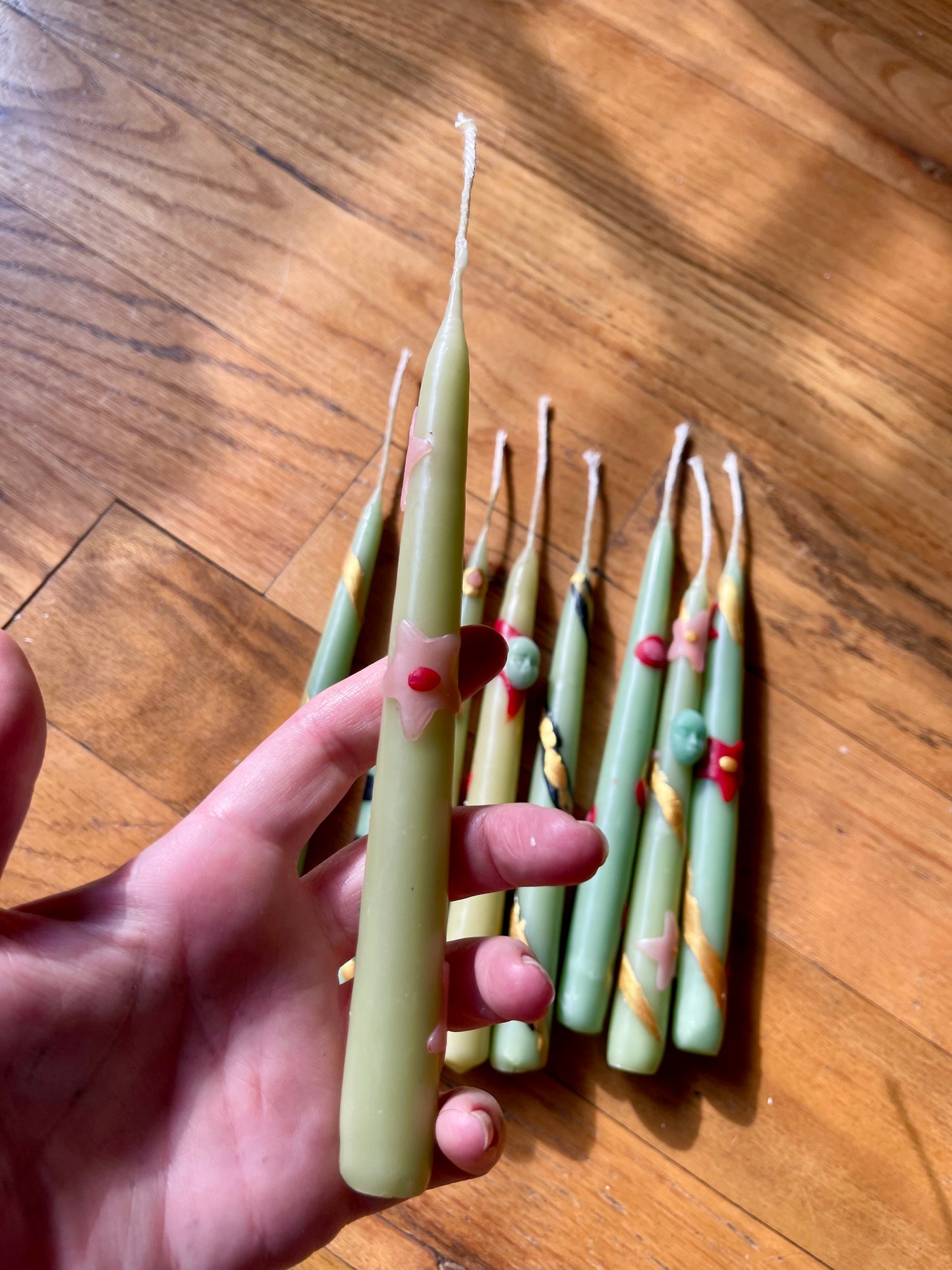 Hand Dipped Beeswax Candles