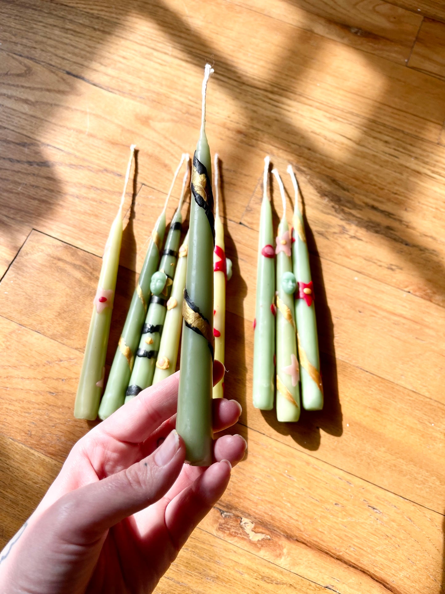 Hand Dipped Beeswax Candles