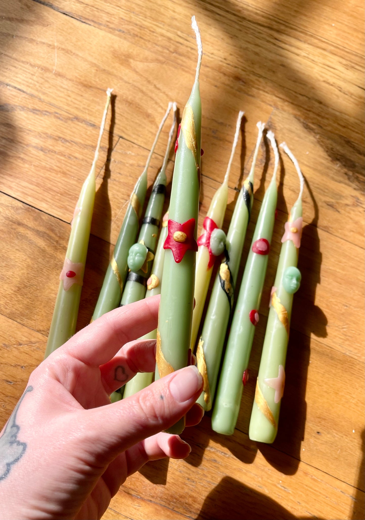Hand Dipped Beeswax Candles